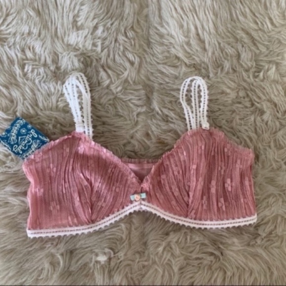 Free People Other - Free People pink Gabriella bralette S New With Tags